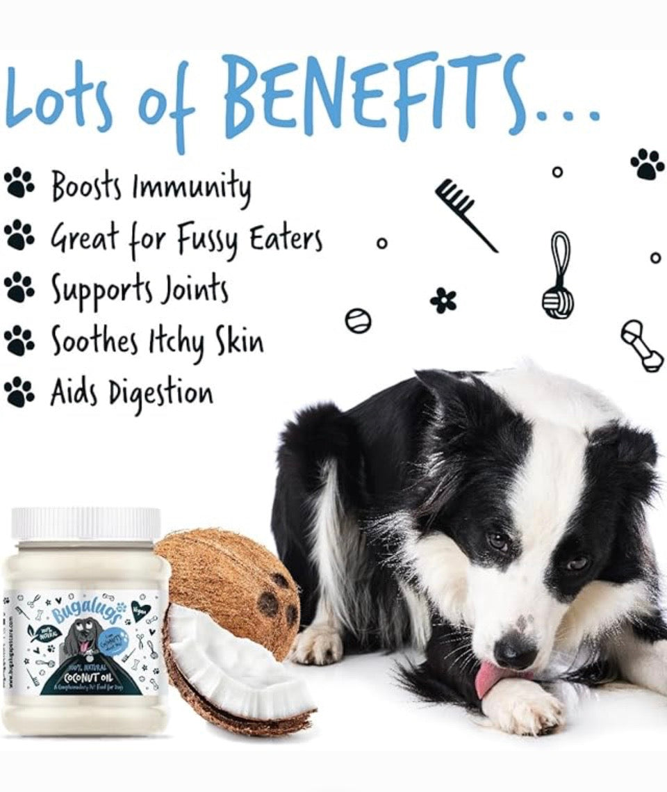 Bugalugs Dog-Friendly Coconut oil 340g