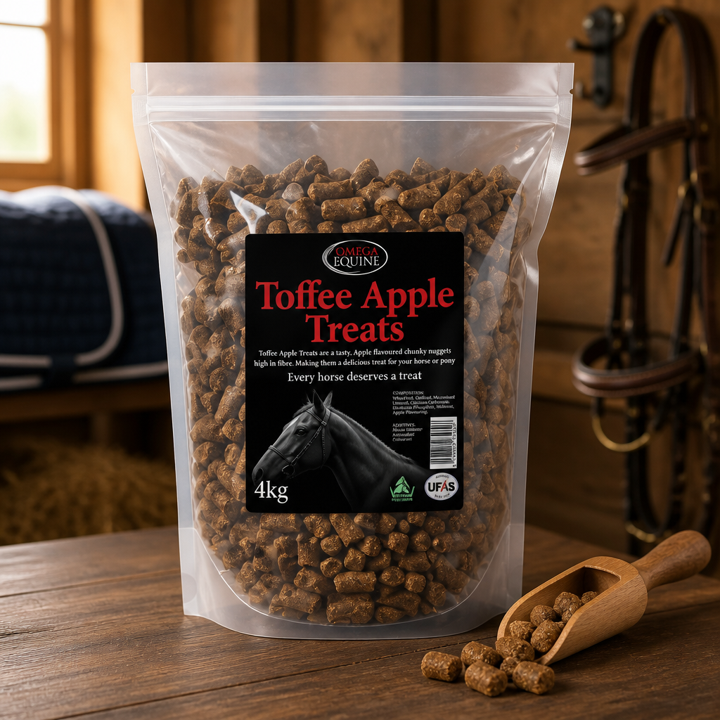 Omega Equine Toffee Apple treats 4kg