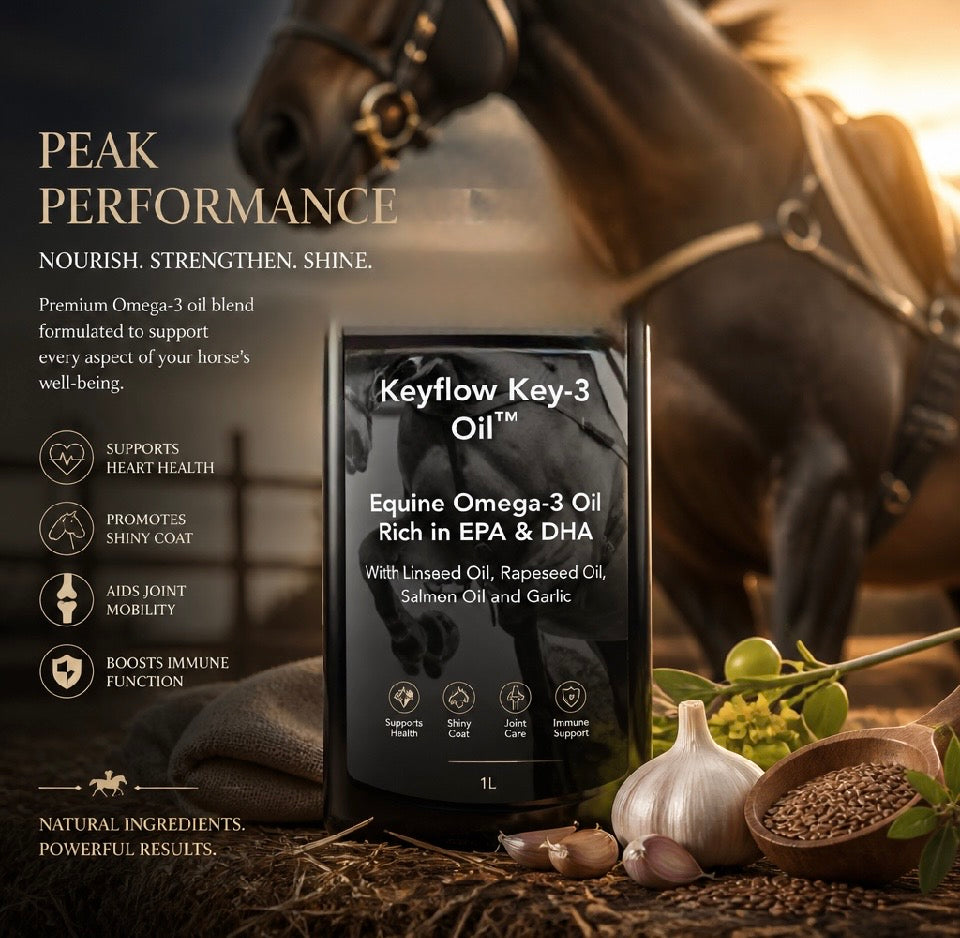 Keyflow Key-3 Oil **PRE-ORDER**DUBLIN HORSESHOW OFFER**USE THE CODE**