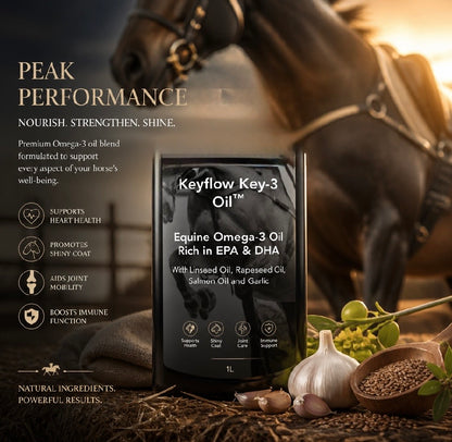 Keyflow Key-3 Oil **PRE-ORDER**DUBLIN HORSESHOW OFFER**USE THE CODE**