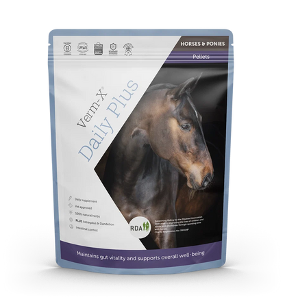 VERM X DAILY PLUS FOR HORSES 1.5KG POUCH