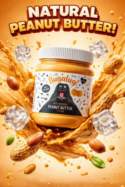Bugalugs Natural peanut butter for dogs 340g