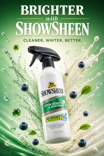 Absorbine stain remover & whitener spray ShowSheen 591ml