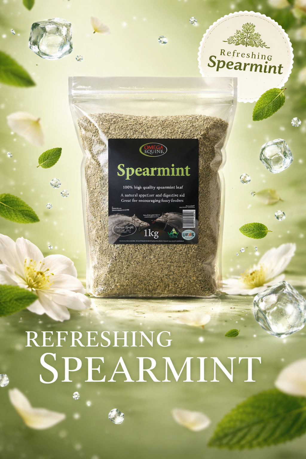 Omega Equine Spearmint 1kg