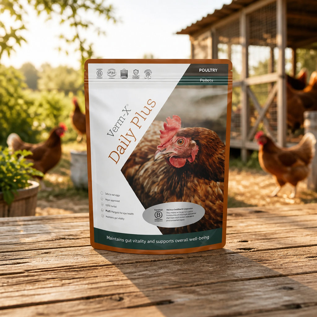 VERM X DAILY PLUS PELLETS FOR POULTRY 1.5KG