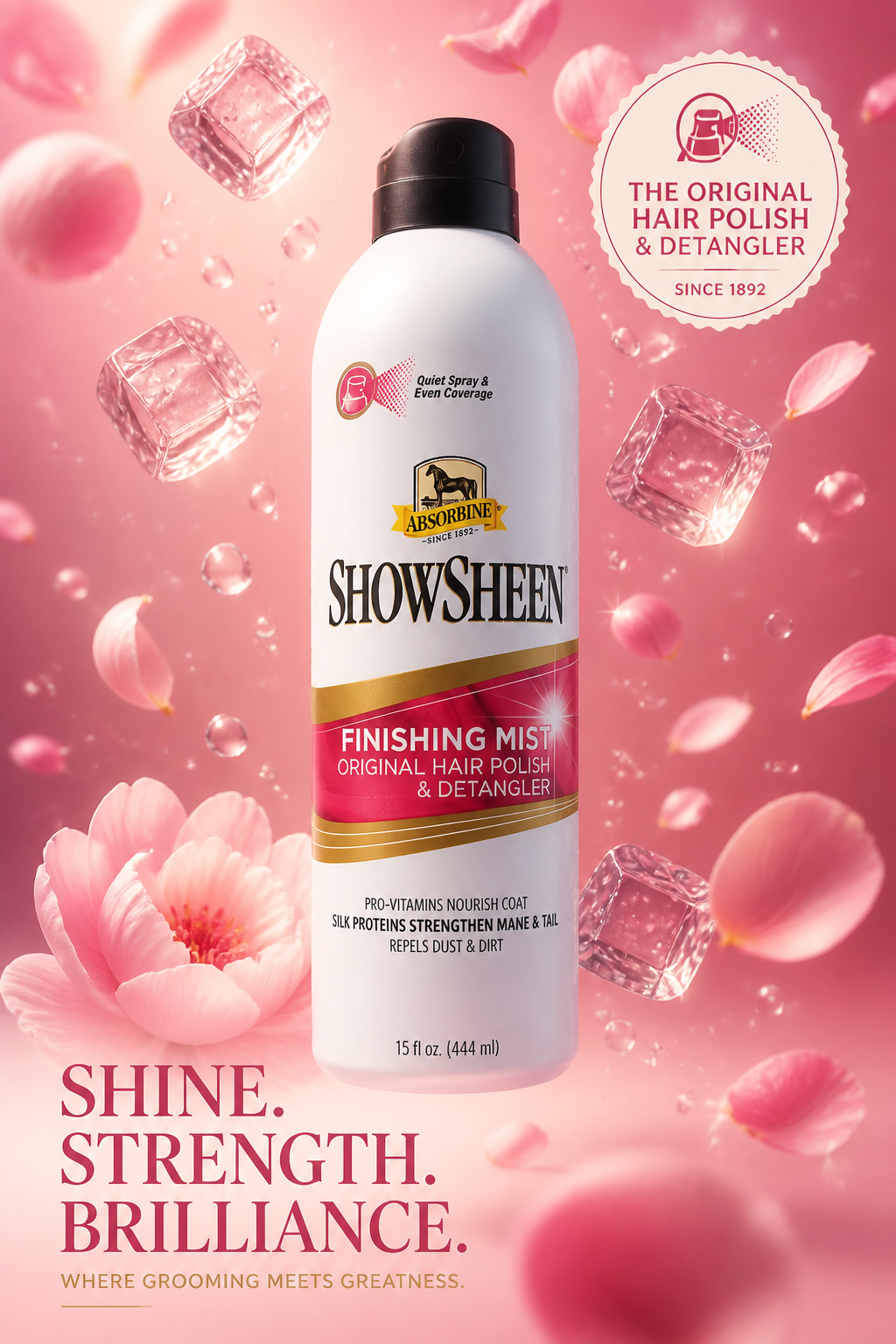 Absorbine Anti-Tangle ShowSheen finishing mist 444ml