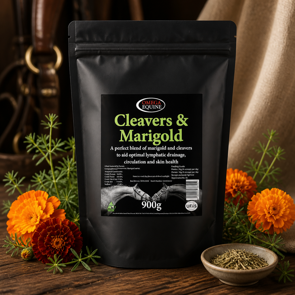 Omega Equine Cleavers & Marigold 900g