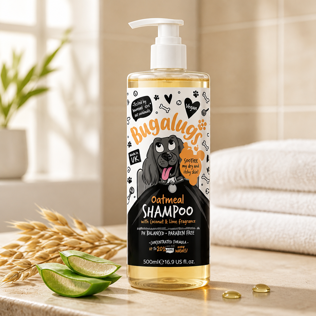 Bugalugs Oatmeal & Aloe Shampoo 500ml