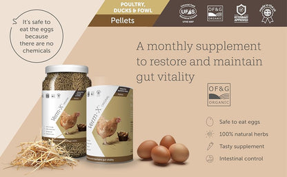 Verm X original pellets for poultry ducks & fowl 250g