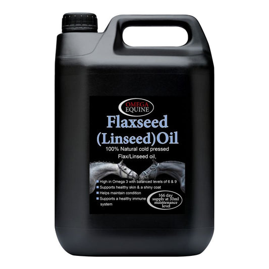 Omega Equine cold pressed Flaxseed (linseed)oil 5L