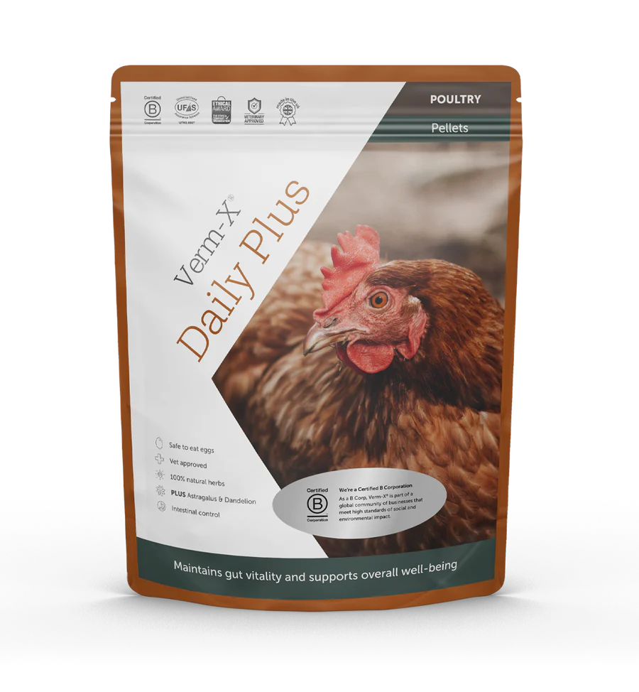 VERM X DAILY PLUS PELLETS FOR POULTRY 1.5KG
