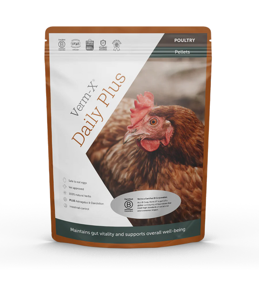 VERM X DAILY PLUS PELLETS FOR POULTRY 1.5KG