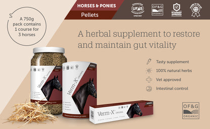 VERM X  ORIGINAL PELLETS FOR HORSES 250G