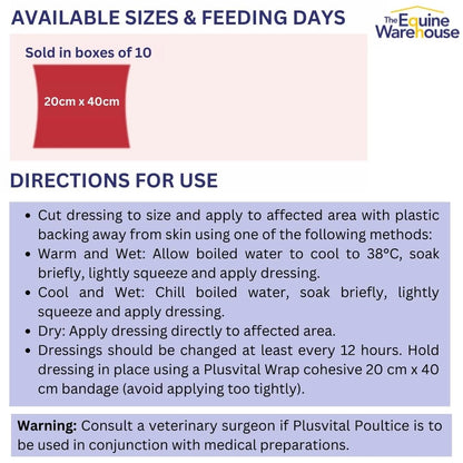 Plusvital Poultice (singles)