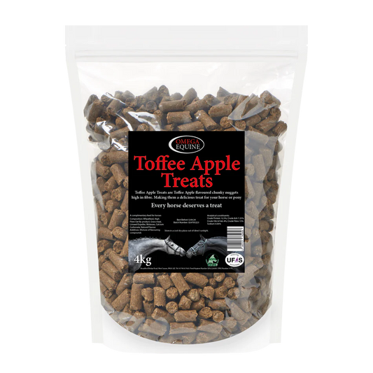 Omega Equine Toffee Apple treats 4kg